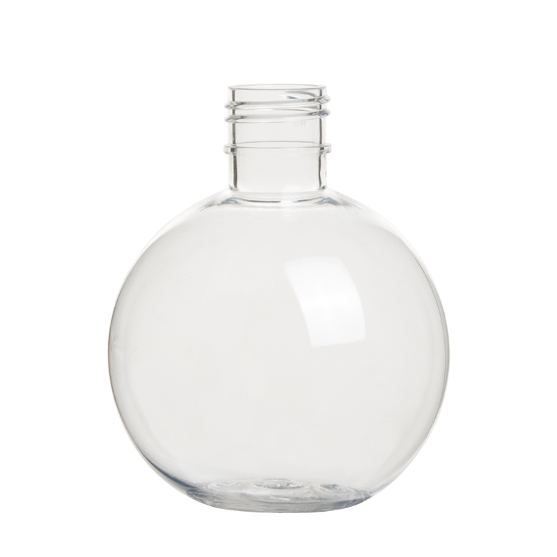 200ml 6.5oz Clear Plastic PET Spherical Shampoo Lotion Gel Bottles