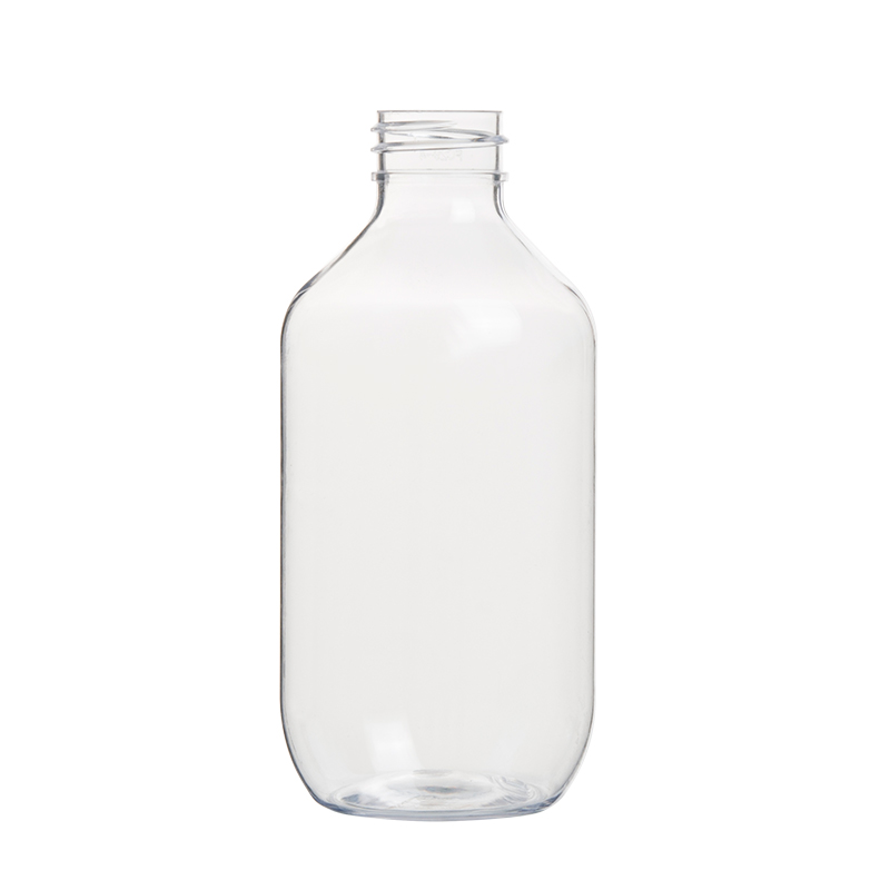 300ml 10oz Clear Plastic PET Modern Round Bottles Lotion Bottles Shampoo Bottles