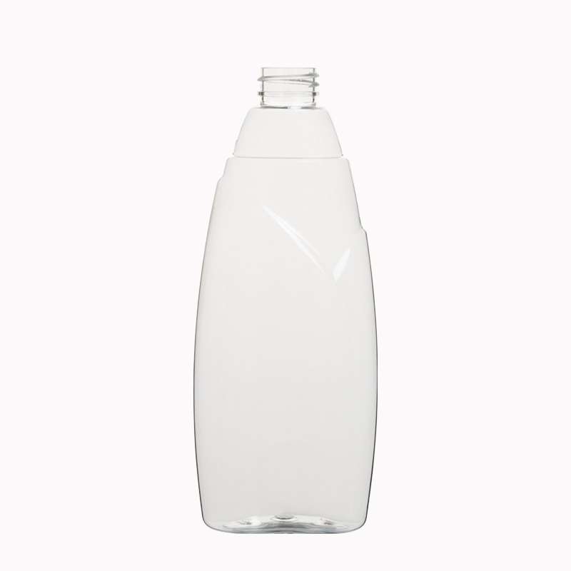 420ml 14oz Clear Plastic PET Oval Round Bottle Shampoo Bottles Lotion Bottles Conditioner Bottles