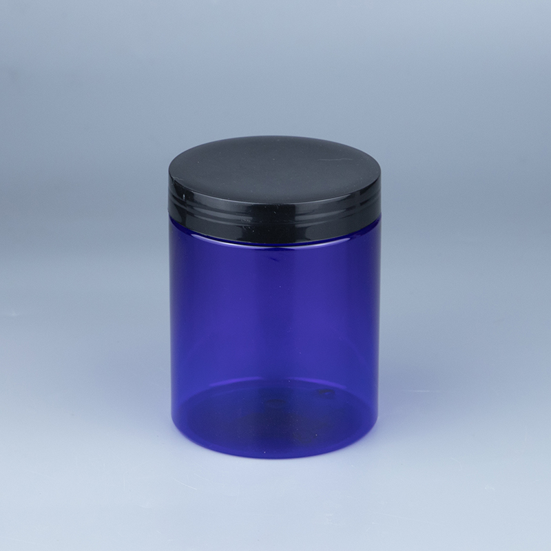 PCR plastic Bottle wide mouth plastic jar