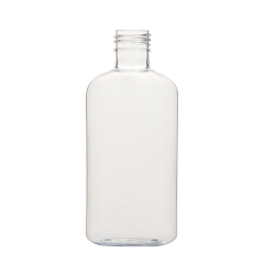 bottiglia ovale piatta in plastica pet