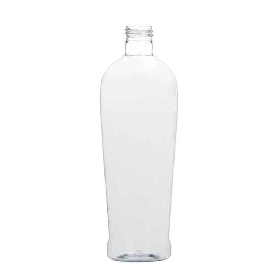 bottiglia ovale piatta in plastica pet