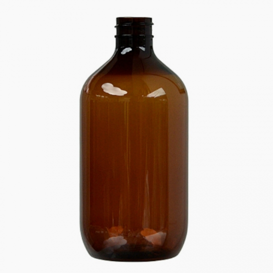 Flaconi per shampoo da 500 ml di grande capacità flaconi tondi Boston ambra