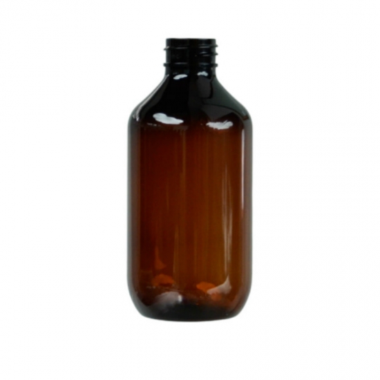 Bottiglia di olio essenziale di Boston da 300 ml ambra rotonda