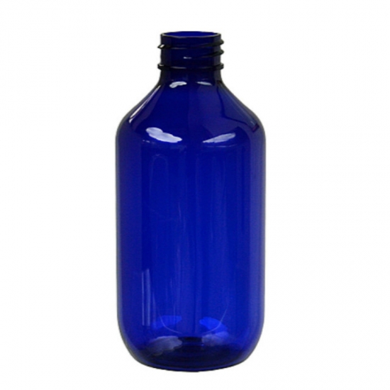 Imballaggio cosmetico per soluzione tonificante blu cobalto pet da 300 ml 10 once