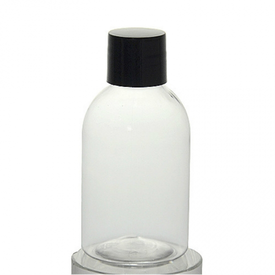 50 ml 1.7 oz di Plastica Trasparente, Bottiglie Vuote Ricaricabili di Viaggio, Bottiglie di Shampoo
