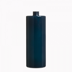 Flat shoulder round bottle 1000ml plastic PET bottle for Shower Gel