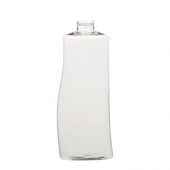 forma d'onda ovale 750ml design unico bottiglia pet per shampoo