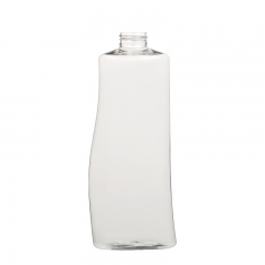 forma d'onda ovale 750ml design unico bottiglia pet per shampoo