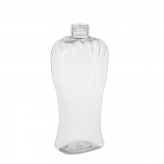 spalle rettangolari piccole a righe 560ml bottiglia di plastica pet
