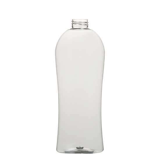 ovale piccolo 750ml imballaggio cosmetico della bottiglia di plastica dell'animale domestico