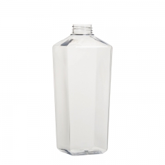 spalla obliqua quadrata plastica 730ml bottiglia in PET