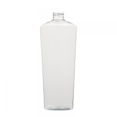 ovale caldo 500ml contenitore cosmetico in pet trasparente nuova bottiglia