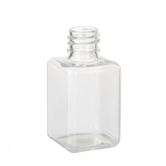  1oz .Bottiglia per animali domestici quadrati.