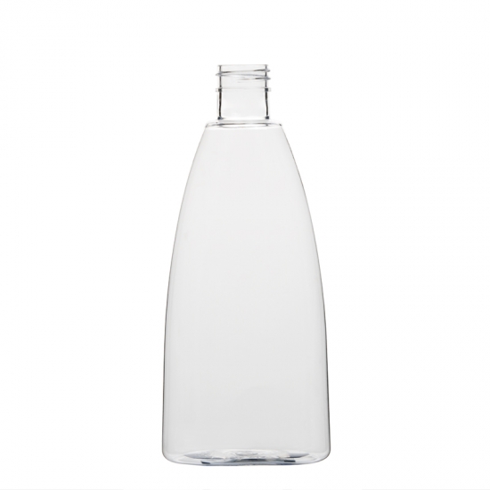 ovale personalizzato 420ml Bottiglia di plastica per animali domestici per la cura della pelle