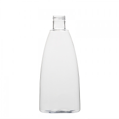 ovale personalizzato 420ml Bottiglia di plastica per animali domestici per la cura della pelle