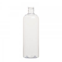 24 / 415 Imballaggio cosmetico lungo collo 400ml Bottiglia trasparente per animali in plastica