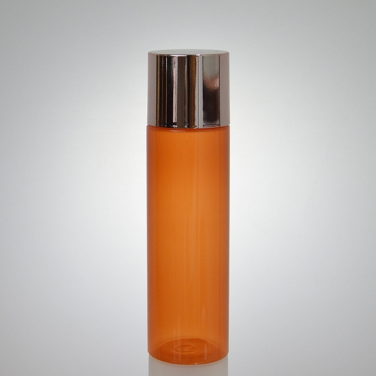 Bottiglia della pompa della lozione di colore arancione