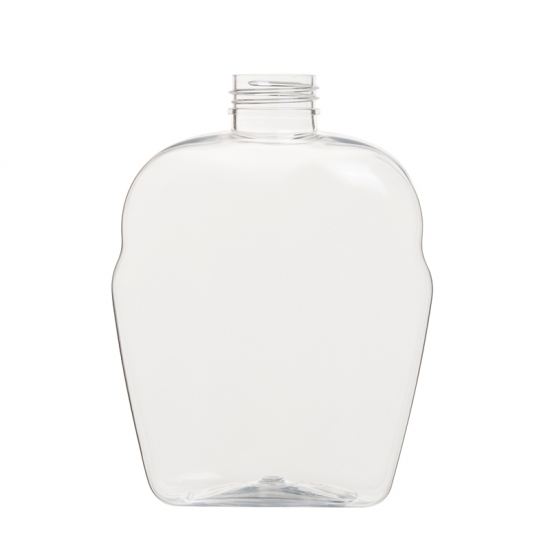  380ml Bottiglia di plastica cosmetica dell'imballaggio cosmetico dell'animale domestico ovale del grasso unico