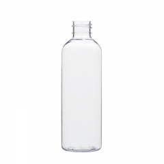 bottiglia di plastica rotonda