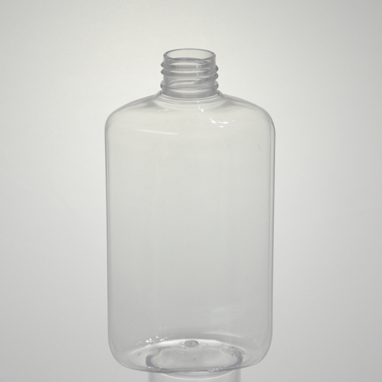 Bottiglia d'acqua quadrata vuota in plastica da 255 ml