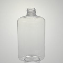 Bottiglia d'acqua quadrata vuota in plastica da 255 ml