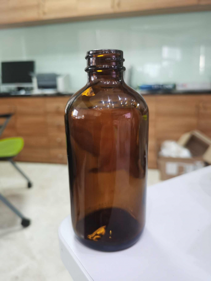 Manufacturer Factory Direct Supply 250ml glass amber brown bottle with screw Tempered cap